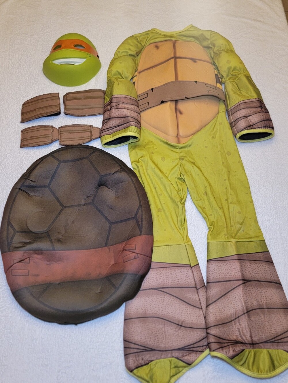 VTG 2014 Rubies TMNT Michelangelo Costume Youth Medium M Viacom Complete Set